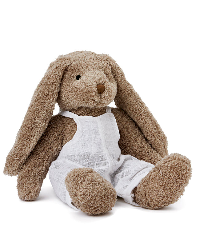 Personalized Mr Honey Bunny White Plush Stuffed Animal - Cute Bunny Toy Gift for Kids, Valentine's Day & Easter Decorations - Perfect for Nursery, Birthday Parties and Gift Giving