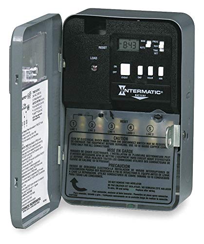 Intermatic 30 Amp 240VAC Electronic Water Heater Timer - Single Channel for Energy Savings | Perfect for Homes, Pools & Hot Tubs