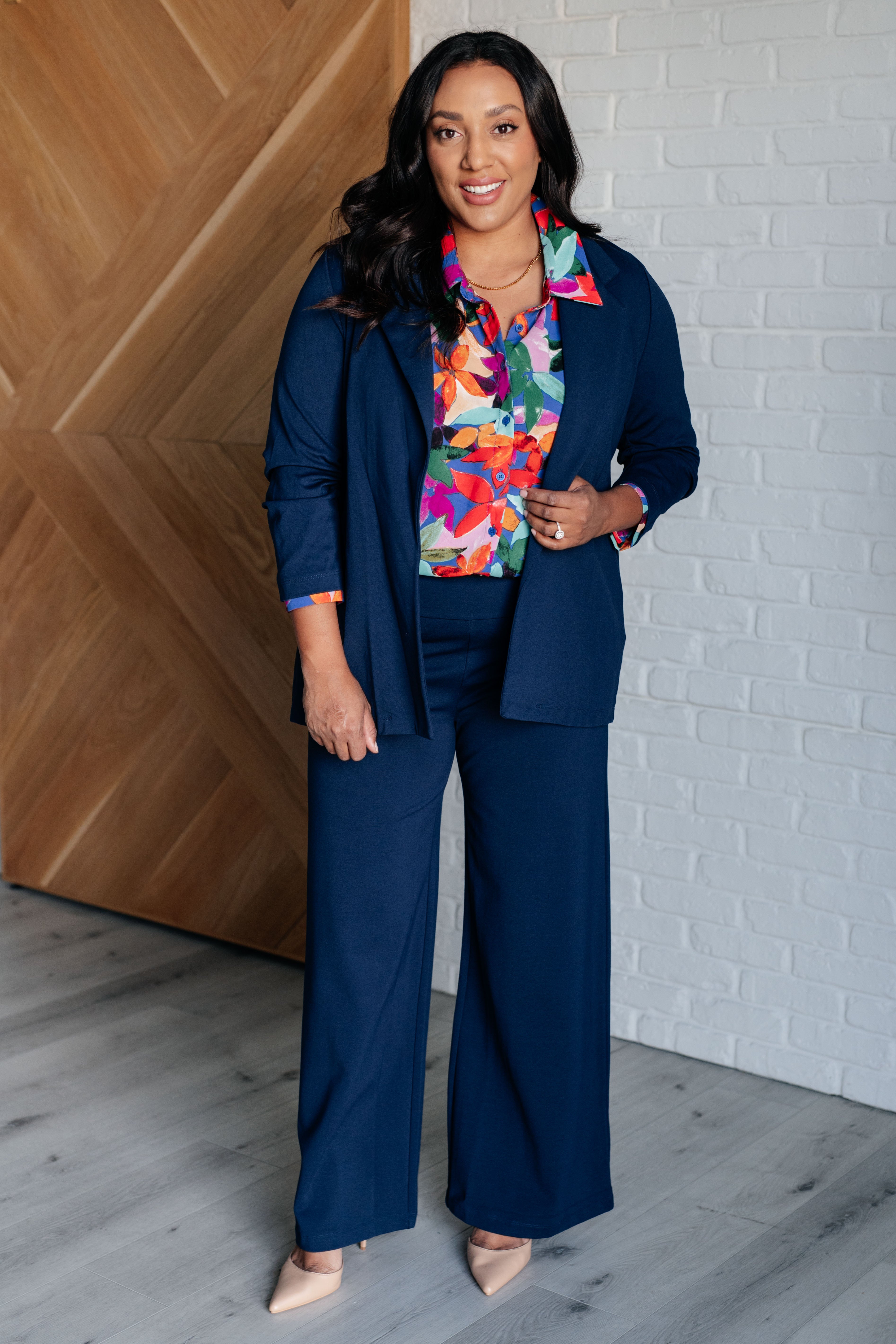 Stylish Leaf Print Button Up Blouse for Women | Trendy Floral Shirt for Spring & Summer | Perfect for Office, Date Night & Casual Outings