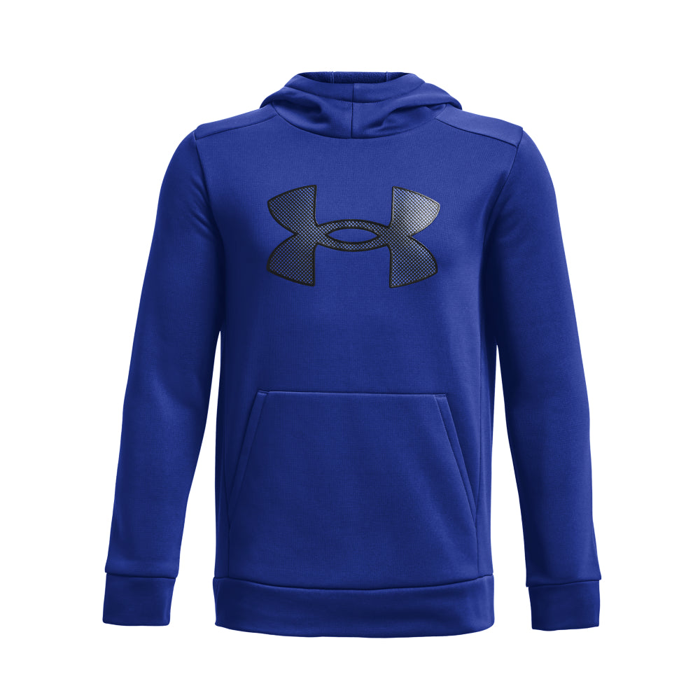 Under Armour Boys' Youth Fleece Hoodie with Big Logo - Warm & Comfortable for School, Sports & Outdoor Activities