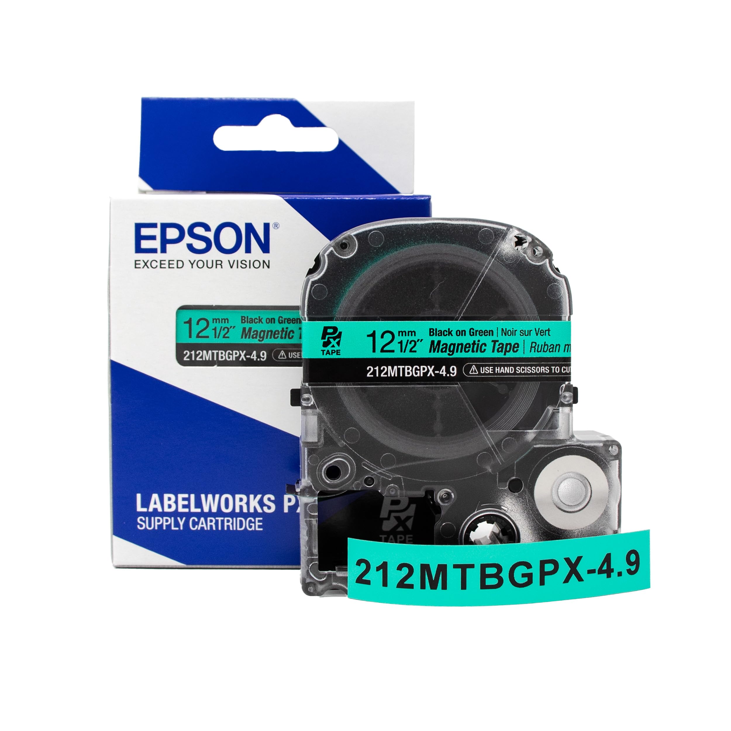 LABELWORKS LW-PX350 Professional Industrial Label Maker Kit with 4-Color Magnet Tape Bundle - 1/2