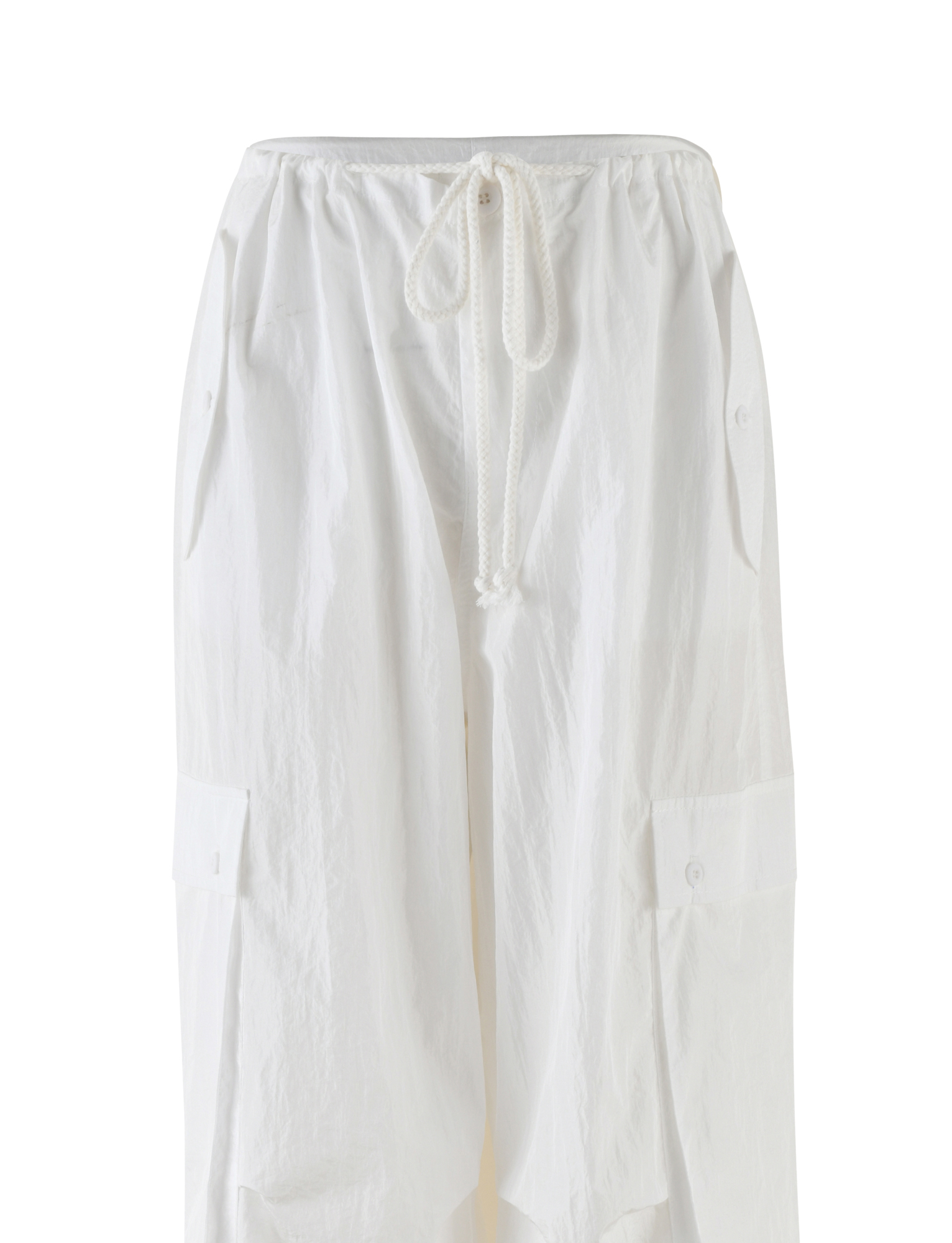 Violette Women's White Pants - Comfortable High Waist Stretch Trousers for Work, Office & Casual Wear