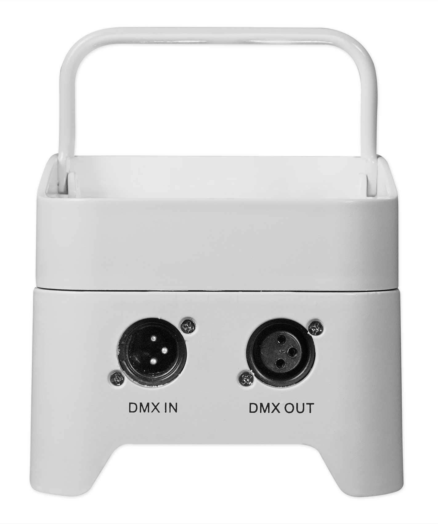 Rockville PAR 50 RGBWA+UV Wireless DMX Rechargeable LED Stage Lights (2-Pack) with Carrying Bag - Perfect for DJ Shows, Concerts, and Live Performances