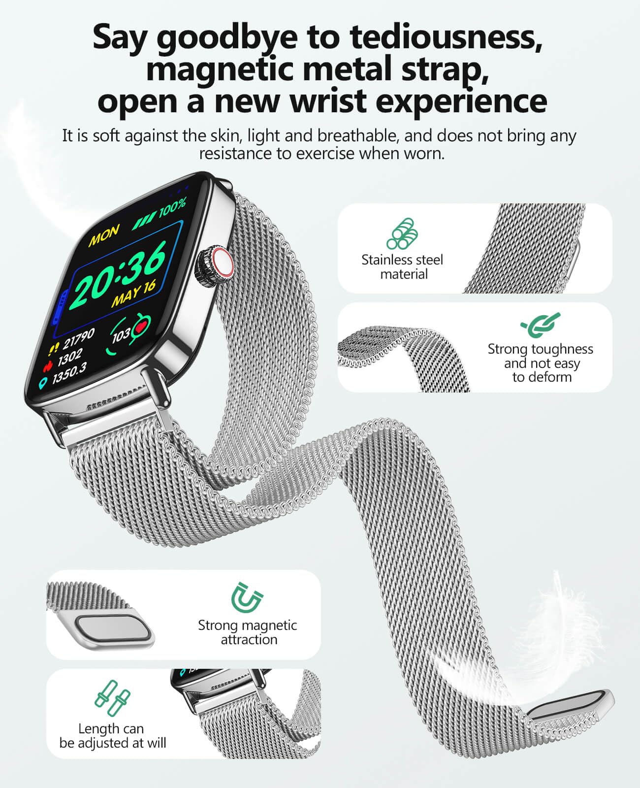 2025 Smart Watch for Women & Men - 1.85