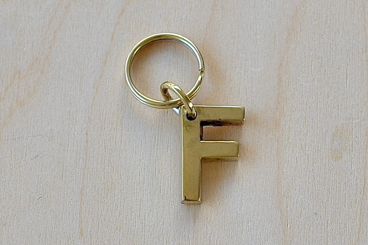 Personalized Letter Keychain - Custom Initial Keyring for Gifts, Travel & Everyday Use - Durable Metal Keychain with Engraved Letters - Perfect for Backpacks, Purses & Keys (Choose Your Letter)