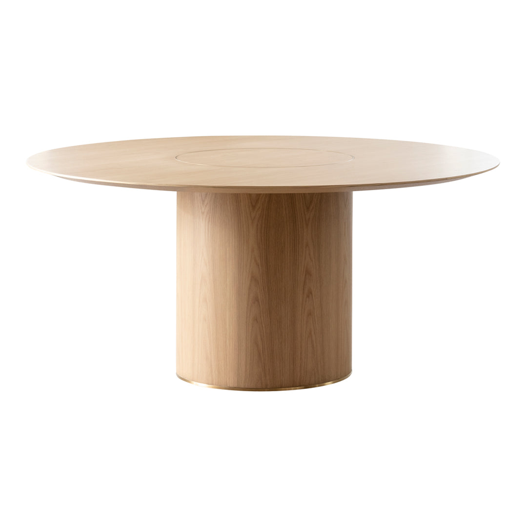 Crawford Modern Dining Table - 6 Seater Solid Wood Kitchen Table for Dining Room | Perfect for Family Gatherings & Dinner Parties