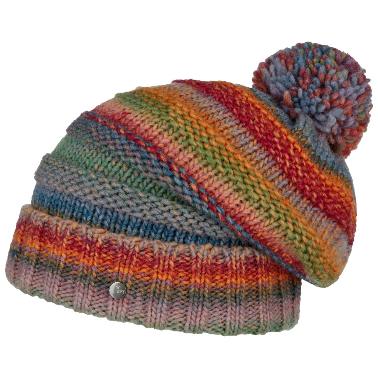 Lierys Faux Fur Pompom Beanie - Soft Winter Knit Hat for Women & Men - Cozy Cold Weather Accessory for Skiing, Snowboarding & Outdoor Activities