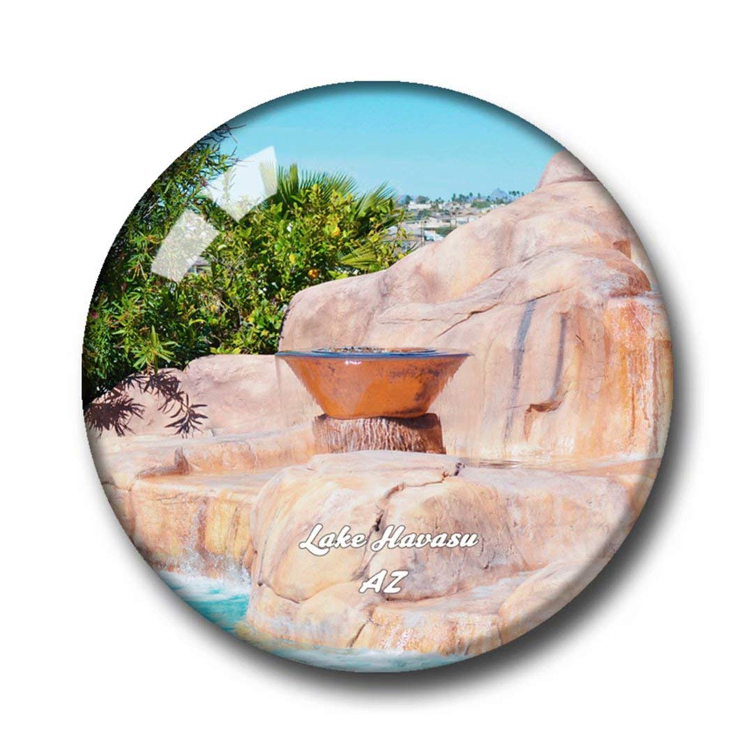 Lake Havasu City Arizona USA Handmade Fridge Magnet - Unique Travel Souvenir, Pool-Themed Decorative Gift for Home, Office, or Car Collection