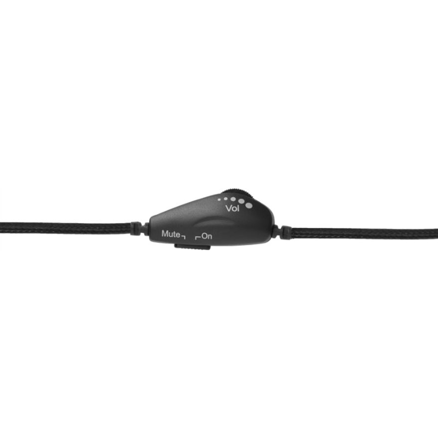 Cyber Acoustics AC 5008 USB Stereo Headset with Microphone - Noise Cancelling Over-Ear Headphones for PC, Gaming, Office & Online Meetings (Comfortable & Lightweight Design)