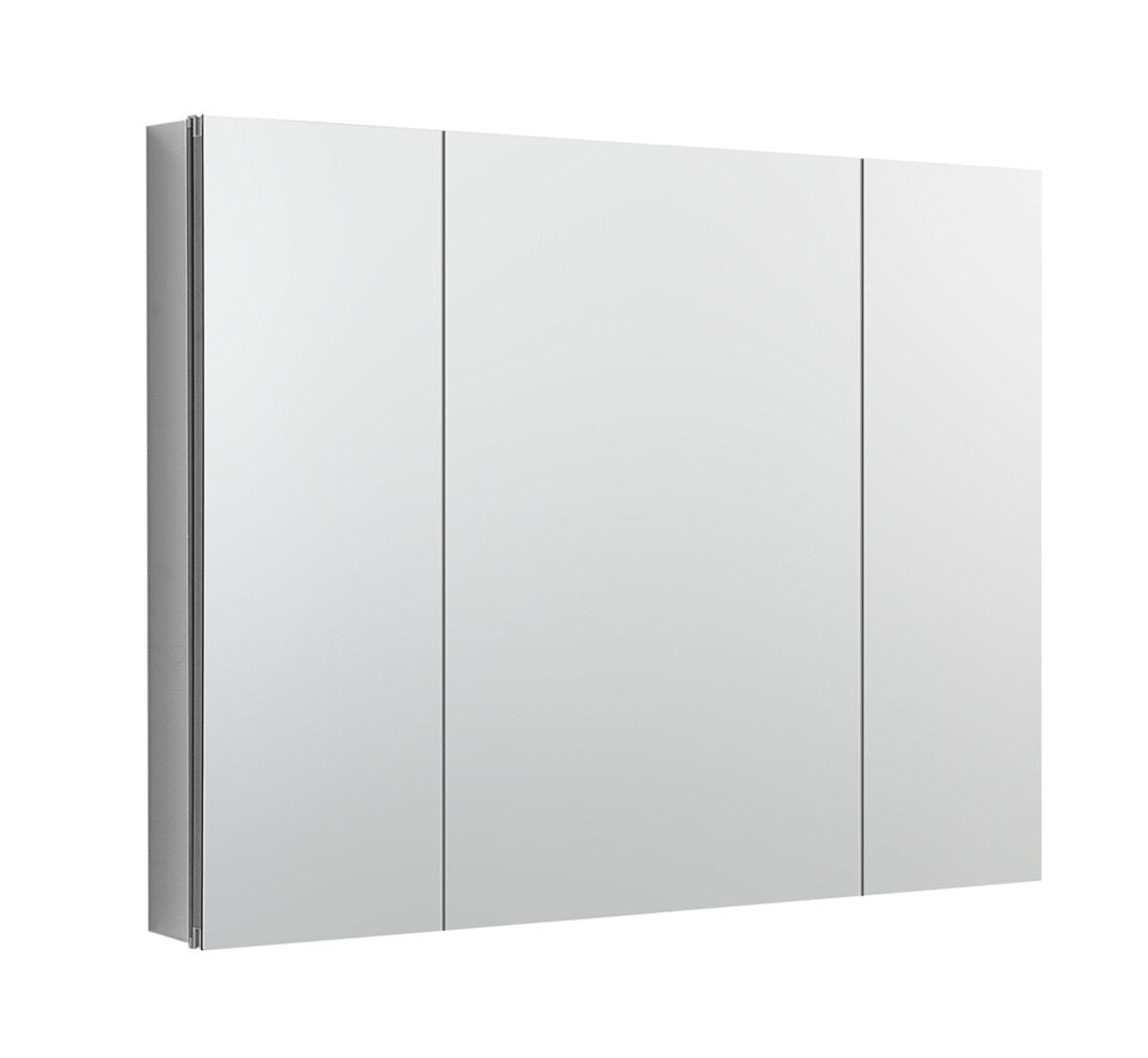 Aquadom Royale 36x30 Triple Door Bathroom Medicine Cabinet - Perfect for Bathroom Storage, Vanity Organization & Home Decor