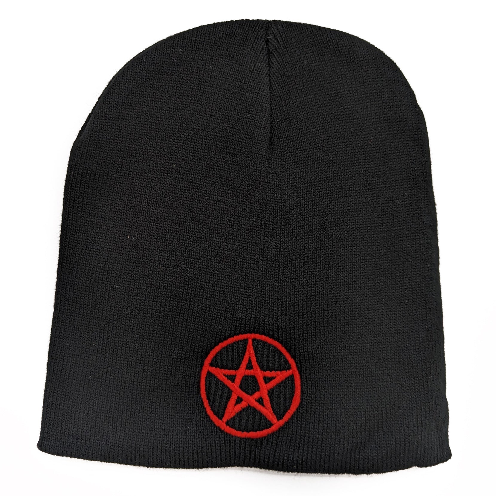 Pentacle Beanie - Stylish Witchy Knit Hat for Women & Men - Perfect for Winter, Pagan Rituals, and Everyday Fashion