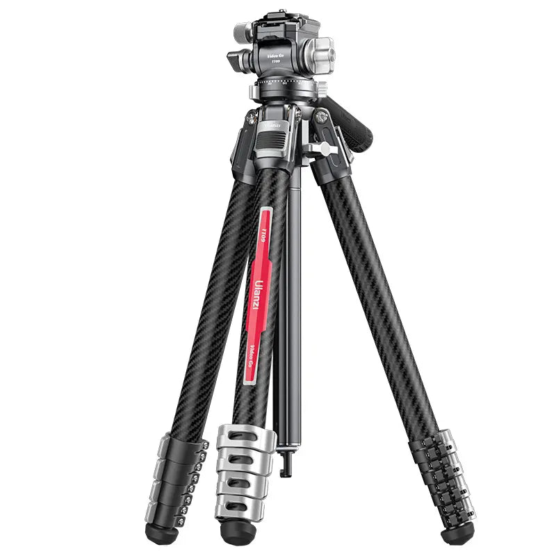 Ulanzi TT09 Carbon Fiber Travel Tripod for Video & Photography - Lightweight & Portable for Vloggers, YouTubers & Outdoor Adventures
