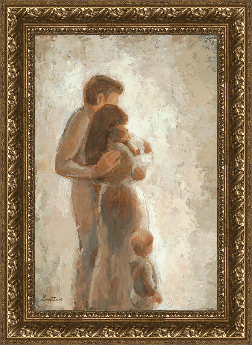 Family Looking Towards the Light - Inspirational Wall Art for Home Decor | Motivational Canvas Print for Living Room, Bedroom & Office | Perfect Gift for Family & Friends