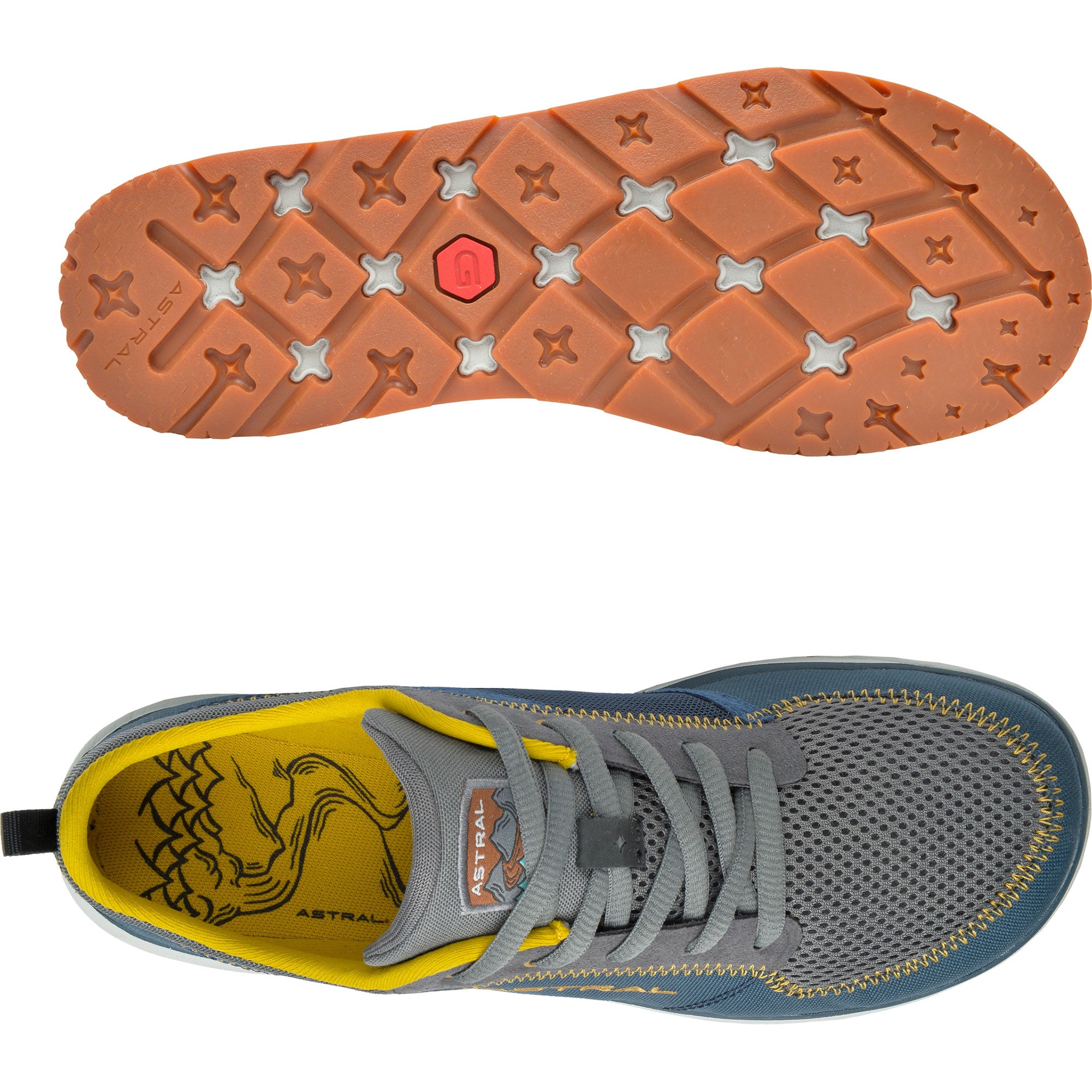 Astral Men's Brewer 2.0 Water Shoes - Quick-Dry, Lightweight & Non-Slip for Kayaking, Fishing & Beach Activities (Closeout Sale)