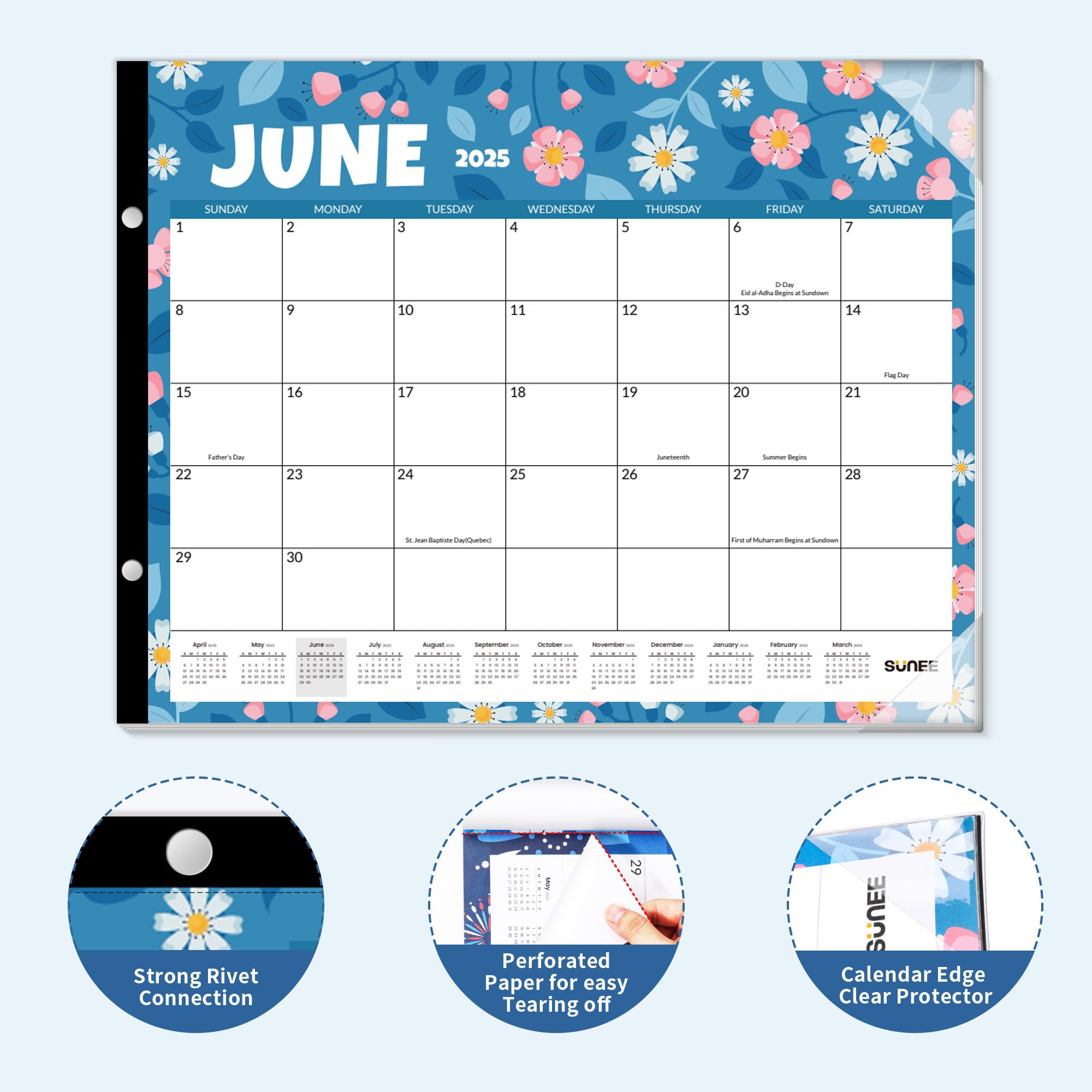 **SUNEE 2025-2026 Extra Large Desk Calendar | 22x17 Inches | 18-Month Monthly Planner (Now to March 2026) | Perfect for Teachers, Students & Families | Home, Office & School Organization**    *(Use Case: Stay organized with this spacious desktop calendar—ideal for tracking schedules, assignments, holidays, and family events at home, work, or in the classroom.)*