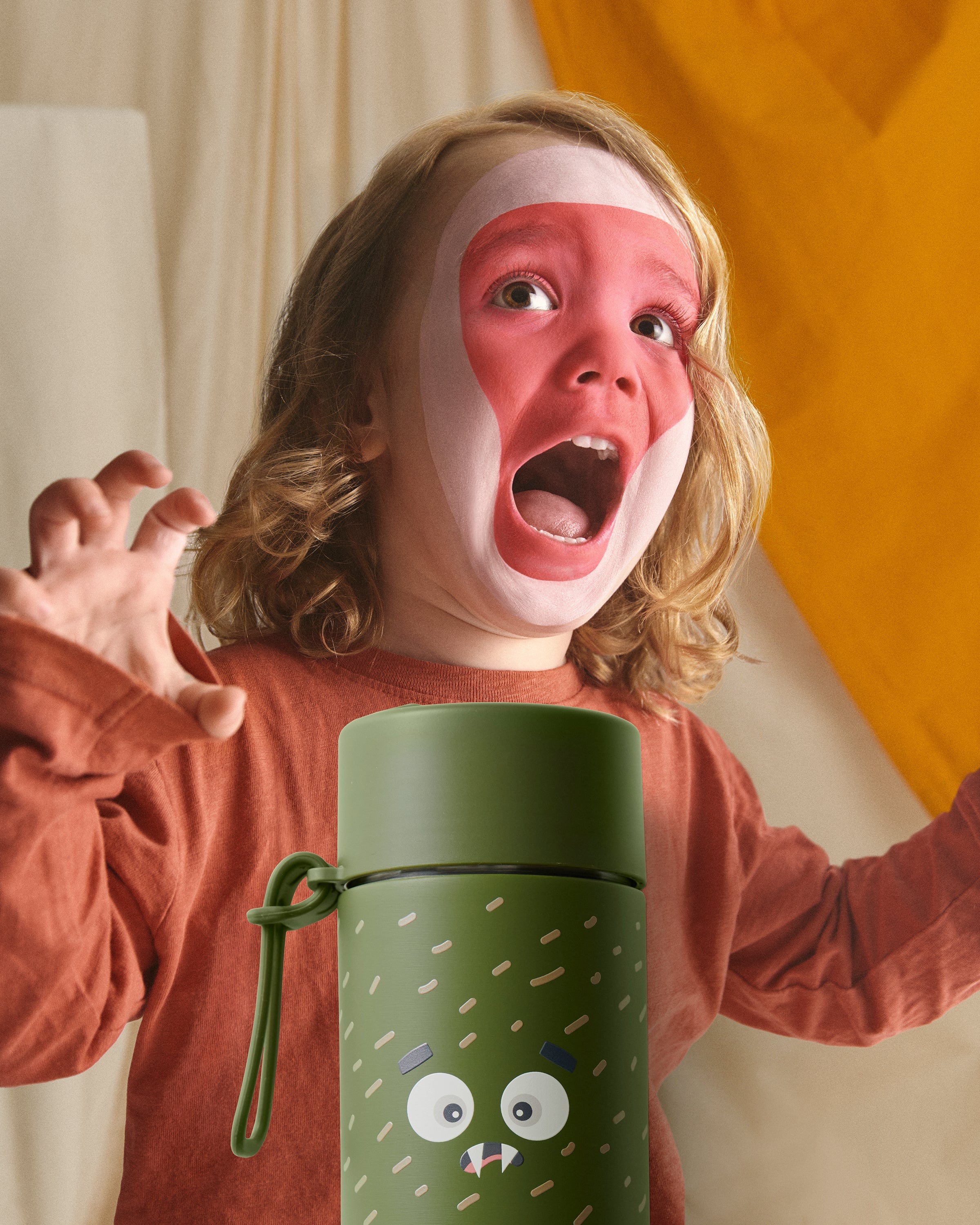 Franksters 20oz Ceramic Reusable Water Bottle - 595ml Insulated Eco-Friendly Travel Mug for Hot & Cold Drinks - Perfect for Office, Gym, Hiking & Outdoor Activities