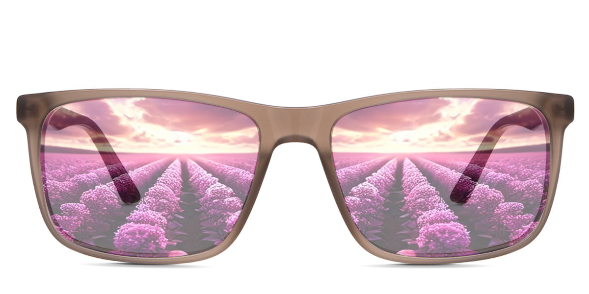 Belio Men's Prescription Tinted Glasses - UV Protection & Blue Light Blocking for Work, Driving & Outdoor Activities