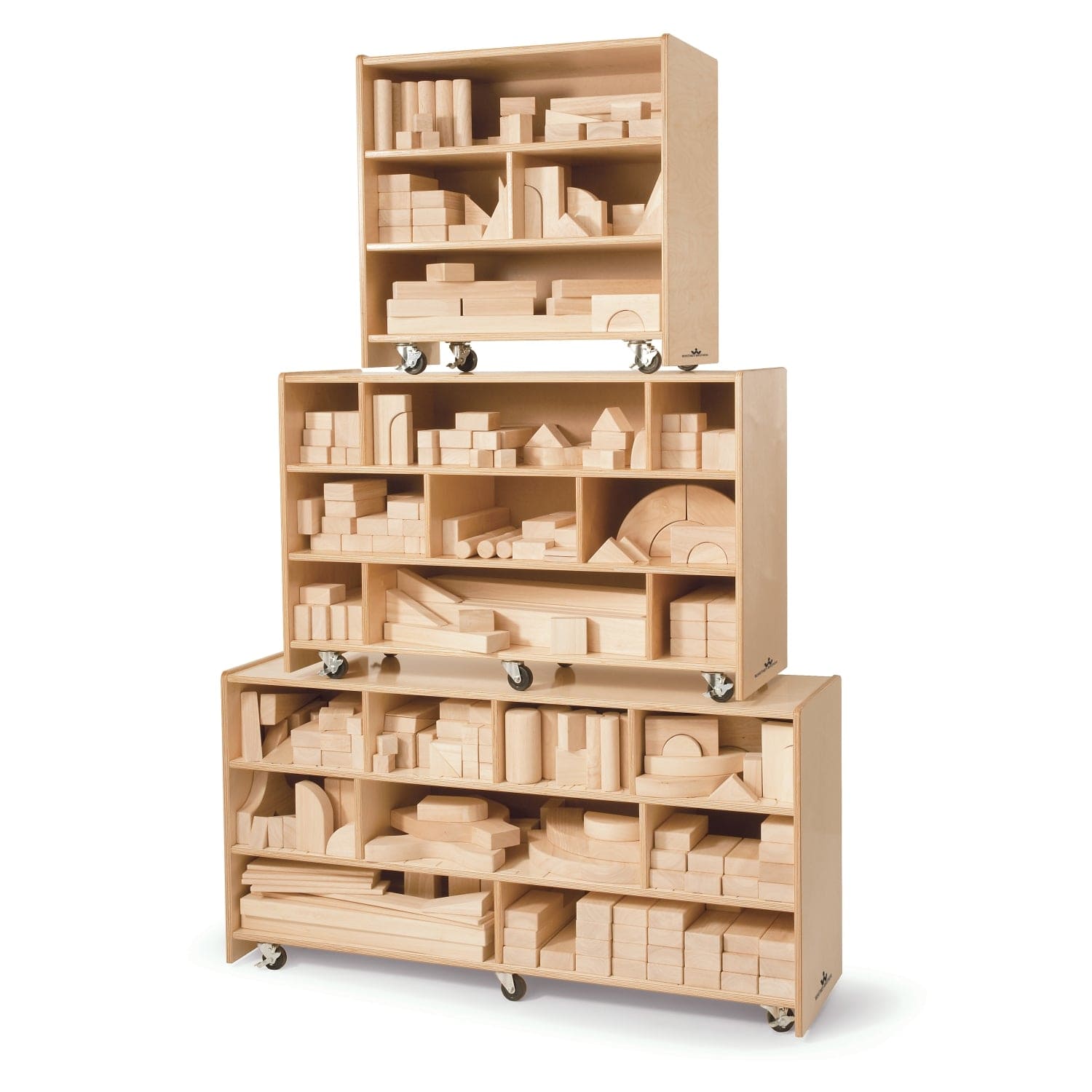 Large Block Cabinet - Sturdy Storage Organizer for Home, Office & Garage | Durable Wooden Cabinet for Books, Toys & Supplies
