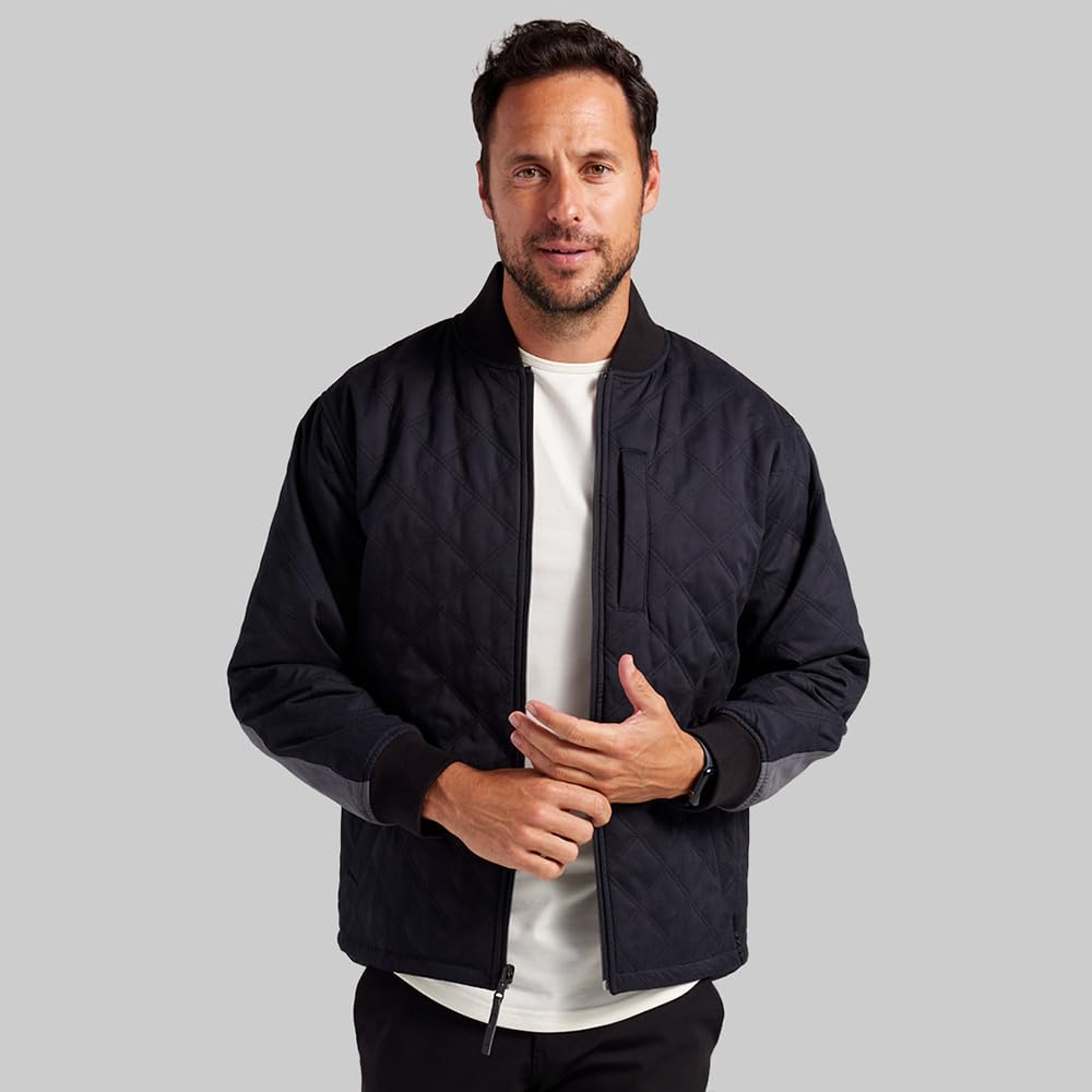 Men's Bomber Jacket - Lightweight Waterproof Windbreaker Coat for Outdoor Sports & Casual Wear | Perfect for Running, Hiking & Everyday Fashion