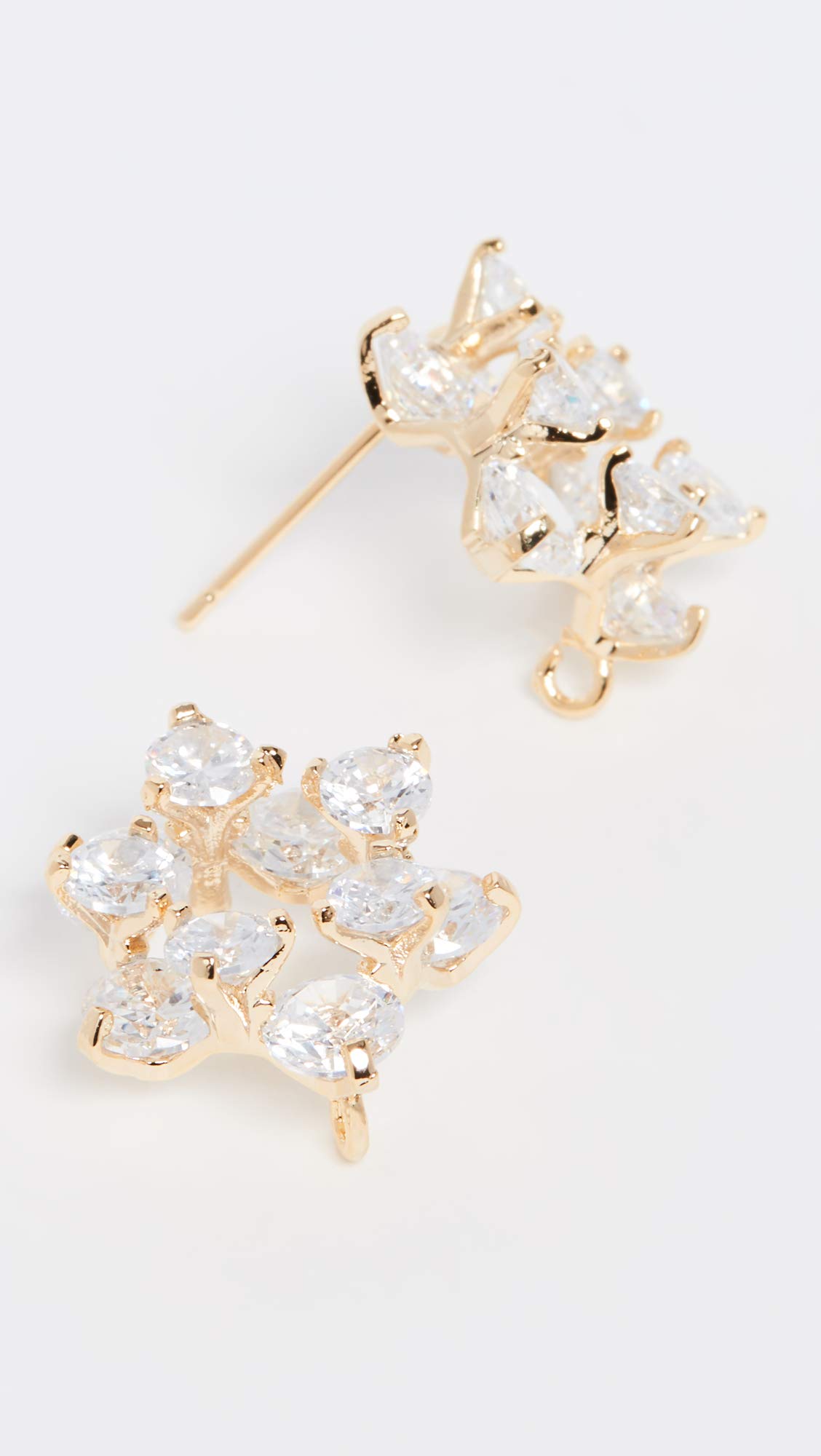 SHASHI Women's Babe Stud Earrings - 14K Gold Plated Minimalist Stud Earrings for Women, Hypoallergenic Cubic Zirconia Earrings | Perfect for Everyday Wear, Office, Party & Gift Giving