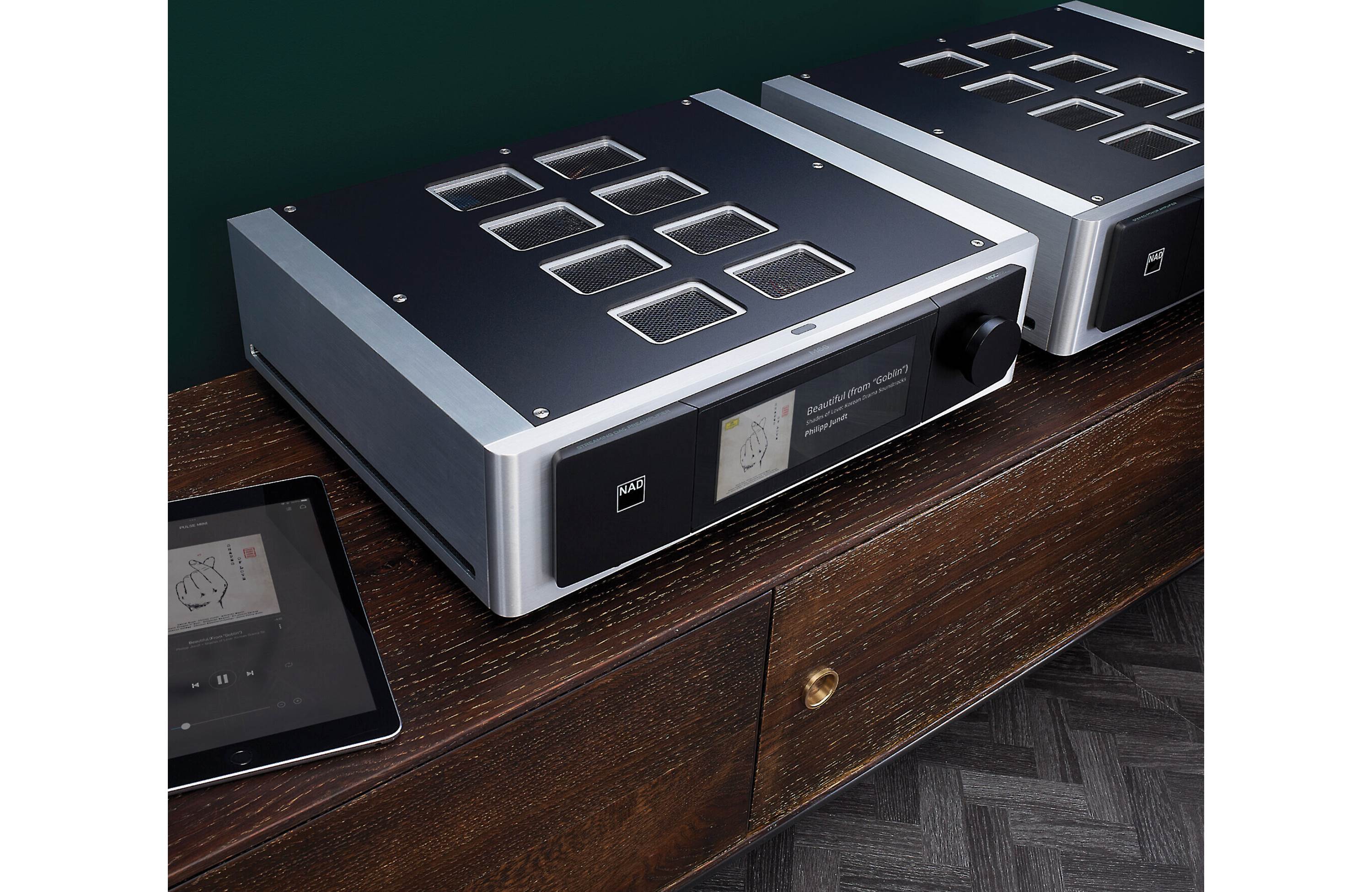 NAD M66 BluOS Streaming DAC Preamplifier - High-Resolution Audio Streaming & Preamplifier for Home Theater & Audiophile Systems | Perfect for Music Lovers & Hi-Fi Enthusiasts