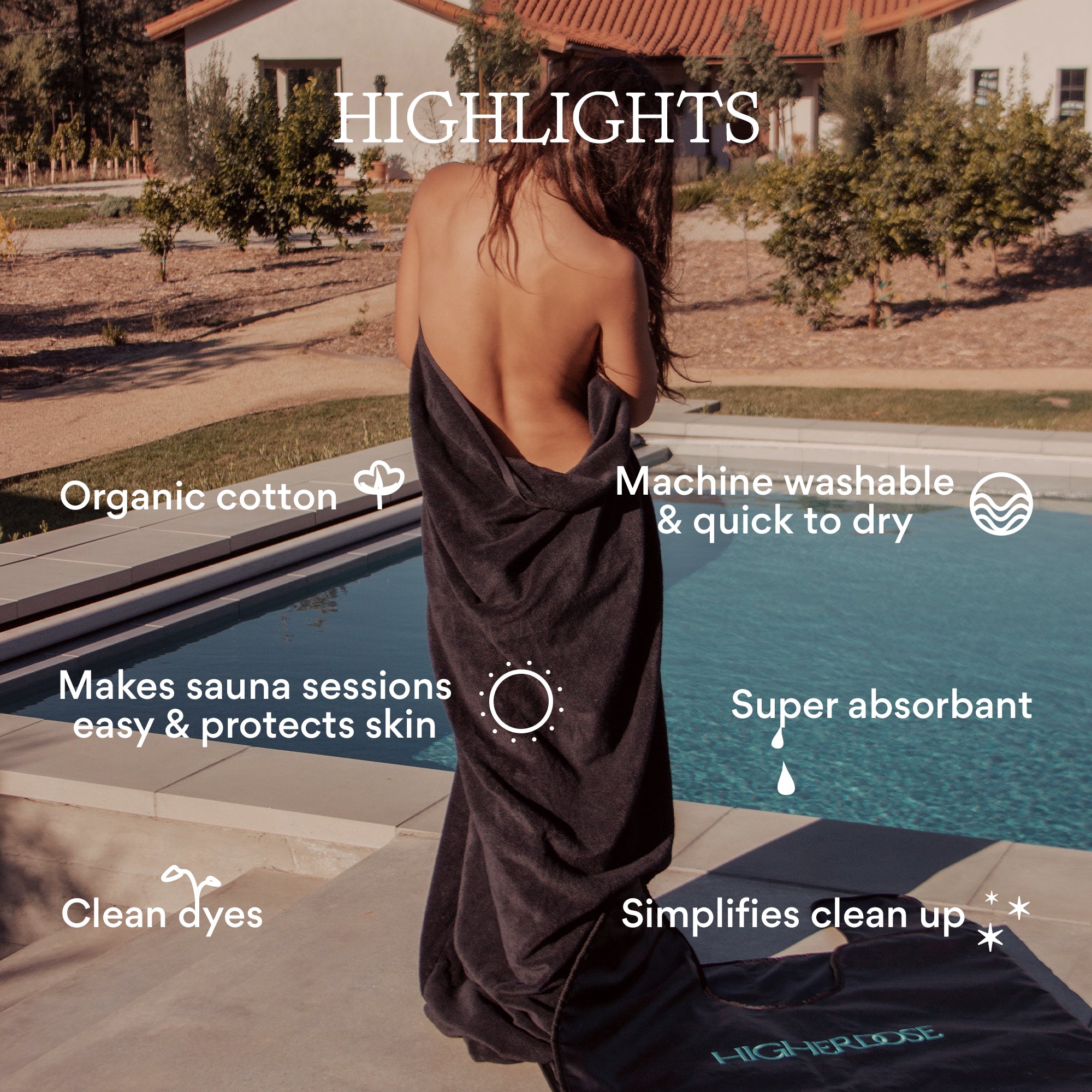 HigherDose Infrared Sauna Blanket Insert - Portable Home Spa Therapy for Relaxation & Detox - Perfect for Stress Relief, Muscle Recovery & Wellness at Home