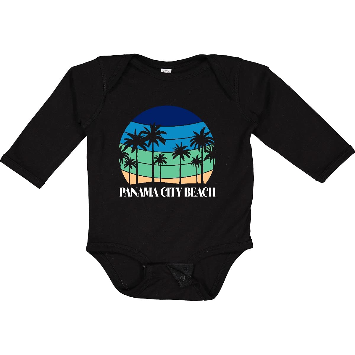 Inktastic Panama City Beach Vacation Long Sleeve Baby Bodysuit - Soft Cotton Onesie for Newborns & Infants - Perfect for Beach Trips, Family Photos & Holiday Gifts