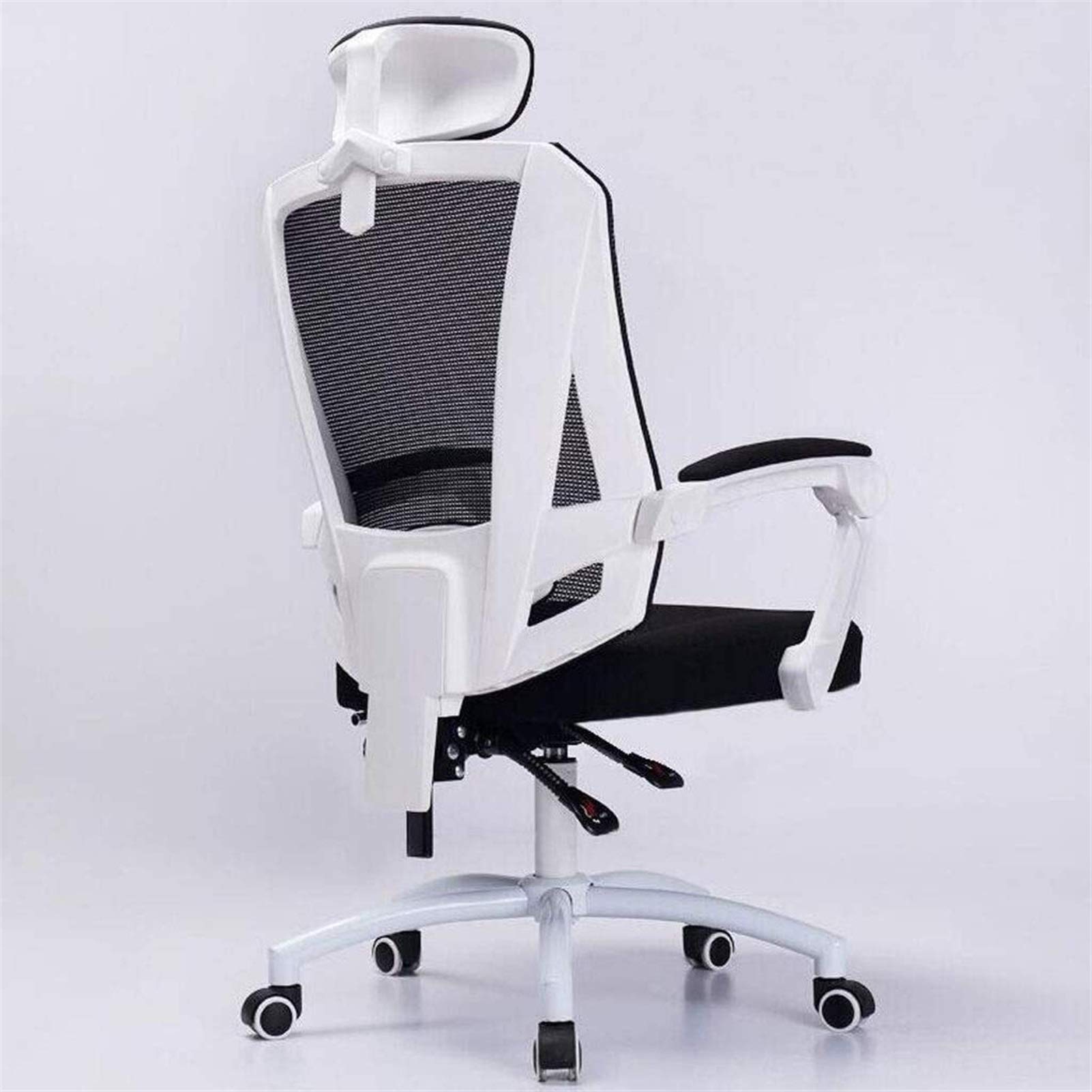 Ergonomic Mesh Office Chair - Adjustable Computer Desk Chair with Lumbar Support for Home, Gaming, and Boss Executive Use - Comfortable E-Sports & Work Chair (Black) - Perfect for Long Hours of Work, Gaming, and Professional Office Settings