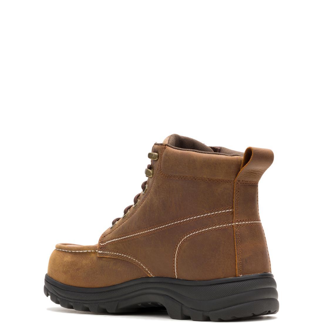 Carlsbad Moc Waterproof Steel Toe Work Boots for Men - Slip Resistant Safety Shoes for Construction & Outdoor Work - Durable Comfortable Work Boots for Heavy Duty Jobs