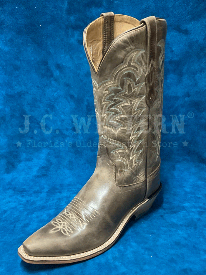 Old West LF1597 Women's All Over Leather Snip Toe Cowgirl Boots in Taupe - Perfect for Western Rides, Country Music Festivals & Vintage Fashion Outfits