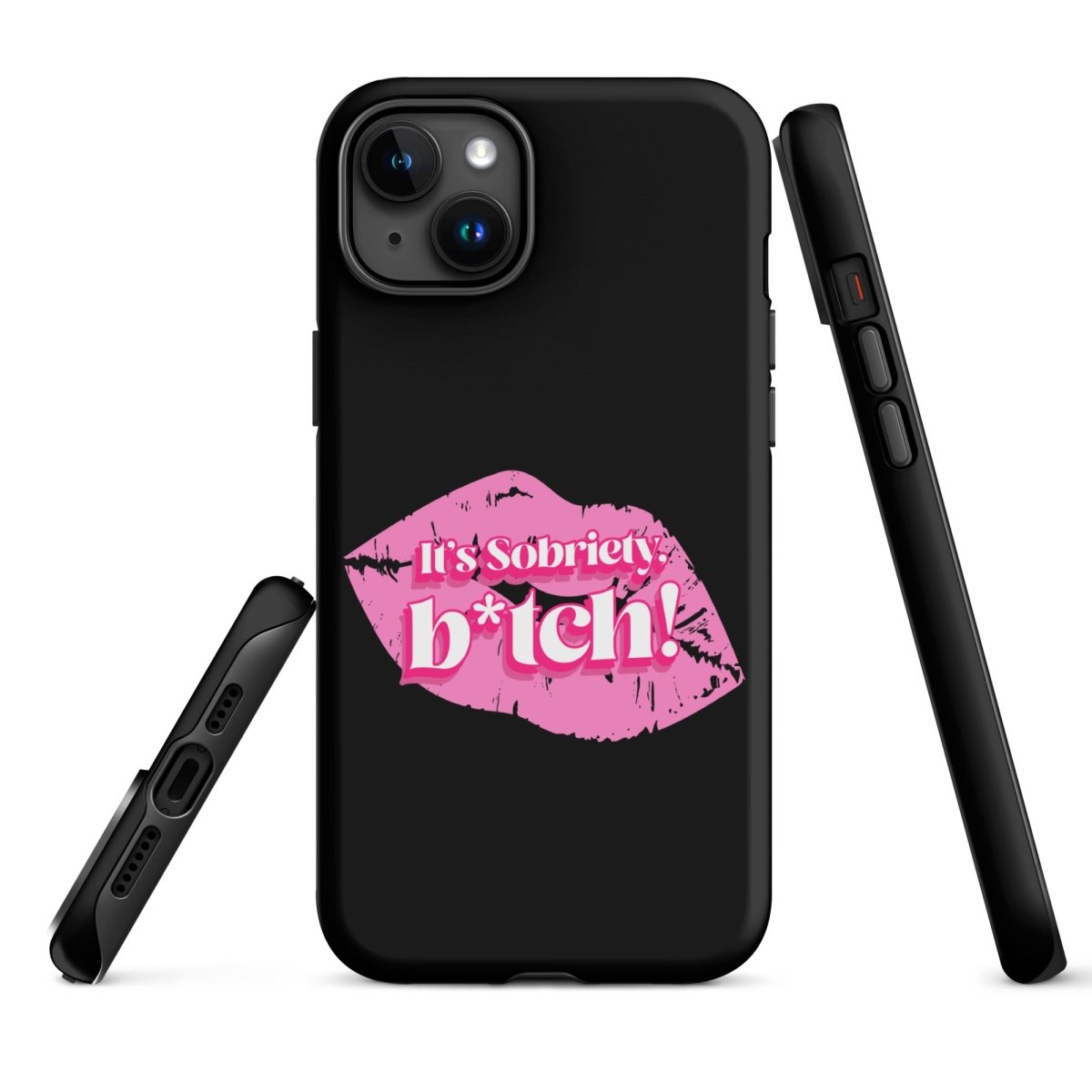 Premium Sobriety Sass Tough Case for iPhone® - Durable & Stylish Protective Cover - Perfect for Daily Use, Travel, and Sobriety Support