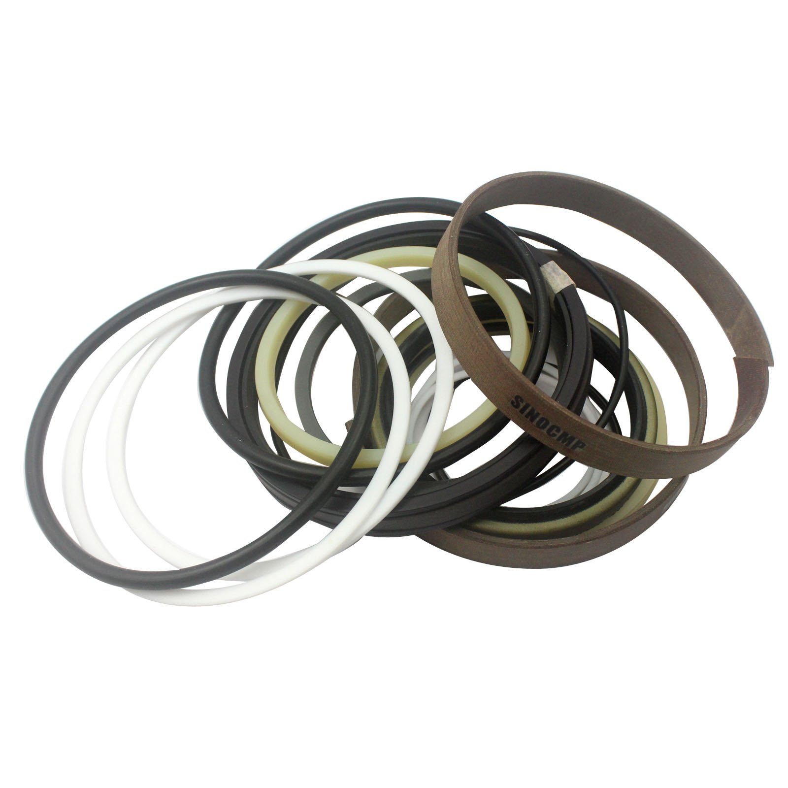 Komatsu PC220-2 PC220LC-2 Excavator Hydraulic Cylinder Repair Seal Kit - SINOCMP PC220-2 Arm Seal Kit with 3 Month Warranty - Perfect for Hydraulic Leak Repairs & Excavator Maintenance