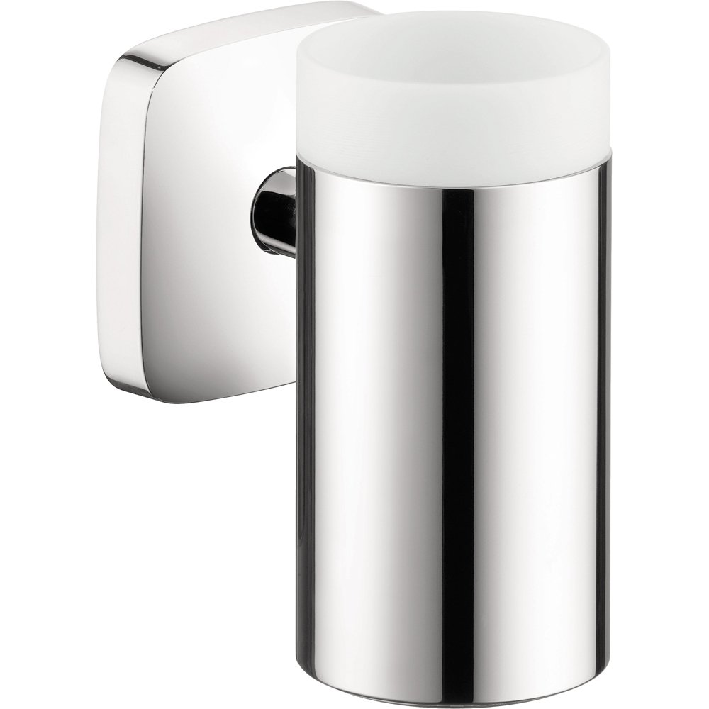 hansgrohe 5-inch Chrome Tumbler Easy Install Faucet Accessory - Avantgarde Collection 41504000 for Modern Kitchen & Bathroom Upgrades
