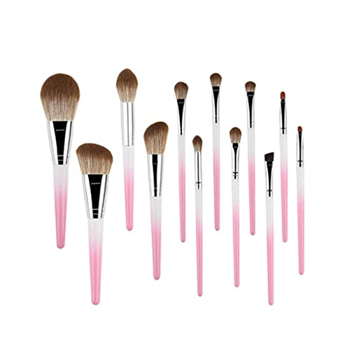 12-Piece Professional Makeup Brush Set - Eyeshadow, Eyeliner, Foundation & Blush Brushes for Flawless Beauty Application | Perfect for Daily Makeup, Travel & Professional Makeup Artists