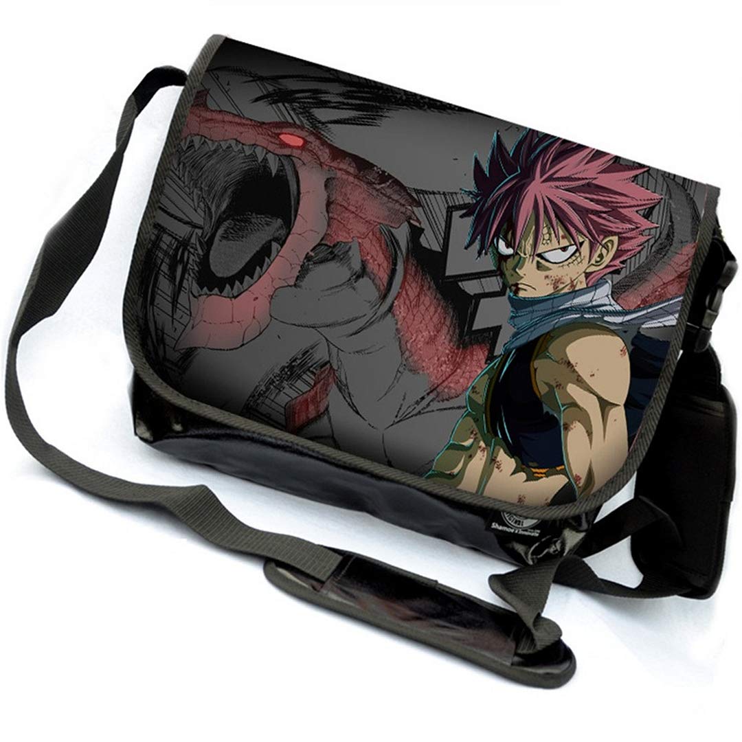 Anime Fairy Tail Messenger Shoulder Bag - Crossbody Handbag & Cosmetic Pouch for Women | Perfect for School, Travel & Cosplay Accessories