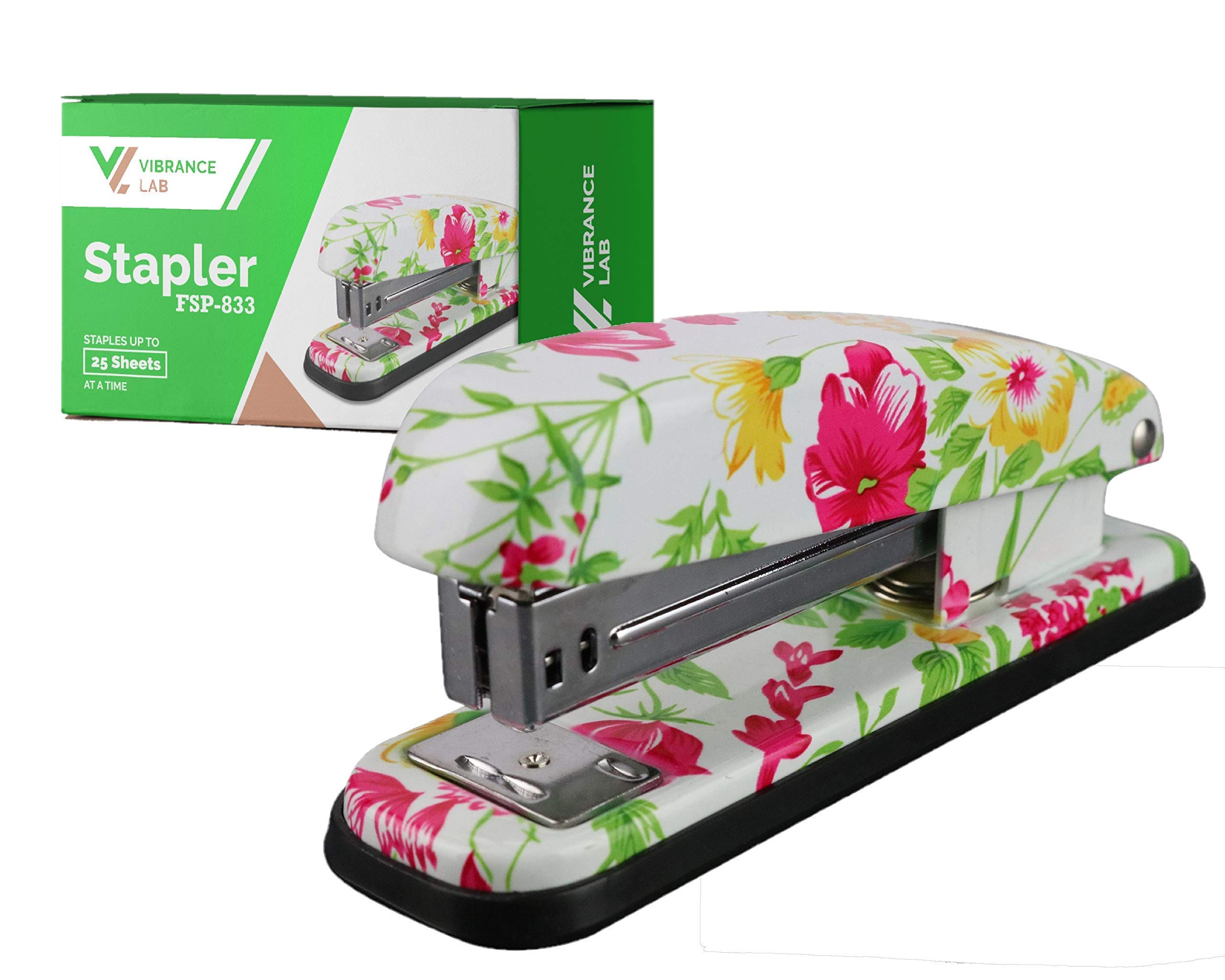 Vibrantz-Lab Cute Tape Dispenser & Stapler Set - Compact Home Office Desk Supplies for College, School & Work | Fun & Functional Desk Accessories for Organizing, Crafting & Daily Use