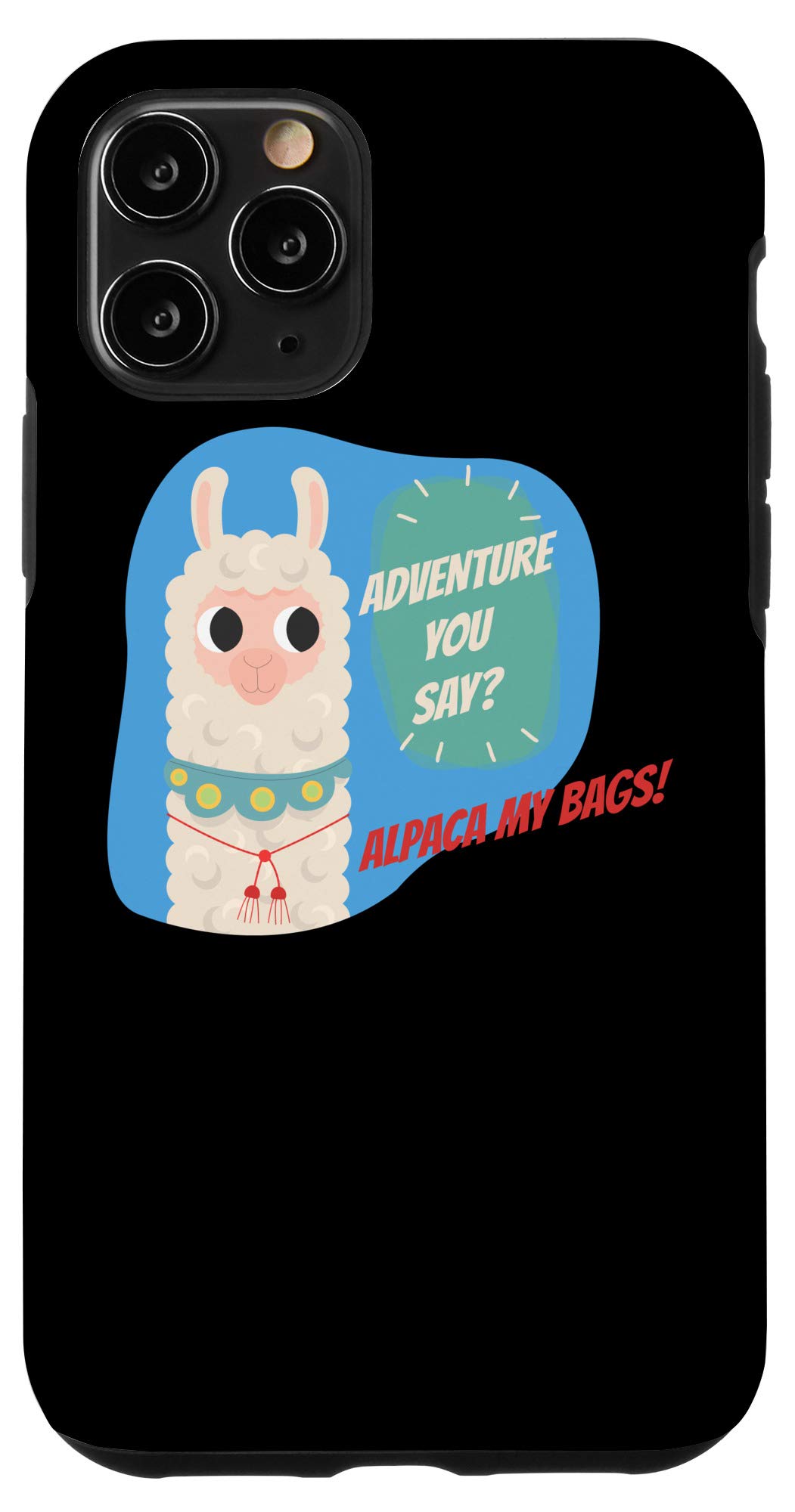 iPhone 11 Pro Case with Alpaca & Llama Design - Cute Zoo Animal Phone Cover for Adventure Lovers | Perfect for Farm Visits, Outdoor Trips & Animal Enthusiasts