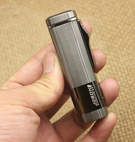 Jet Torch Flame Windproof Lighter - Refillable Butane Lighter for Outdoor Camping, BBQ, Candle Lighting & DIY Projects (Butane Not Included)