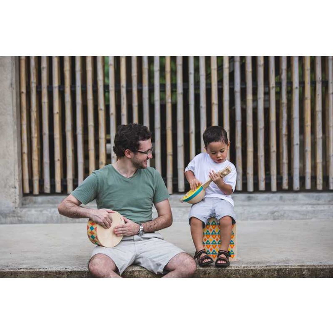 Banjolele Wooden Kids Toy - Mini Ukulele for Children, Safe & Durable Musical Instrument - Perfect for Playtime, Learning & Gifts