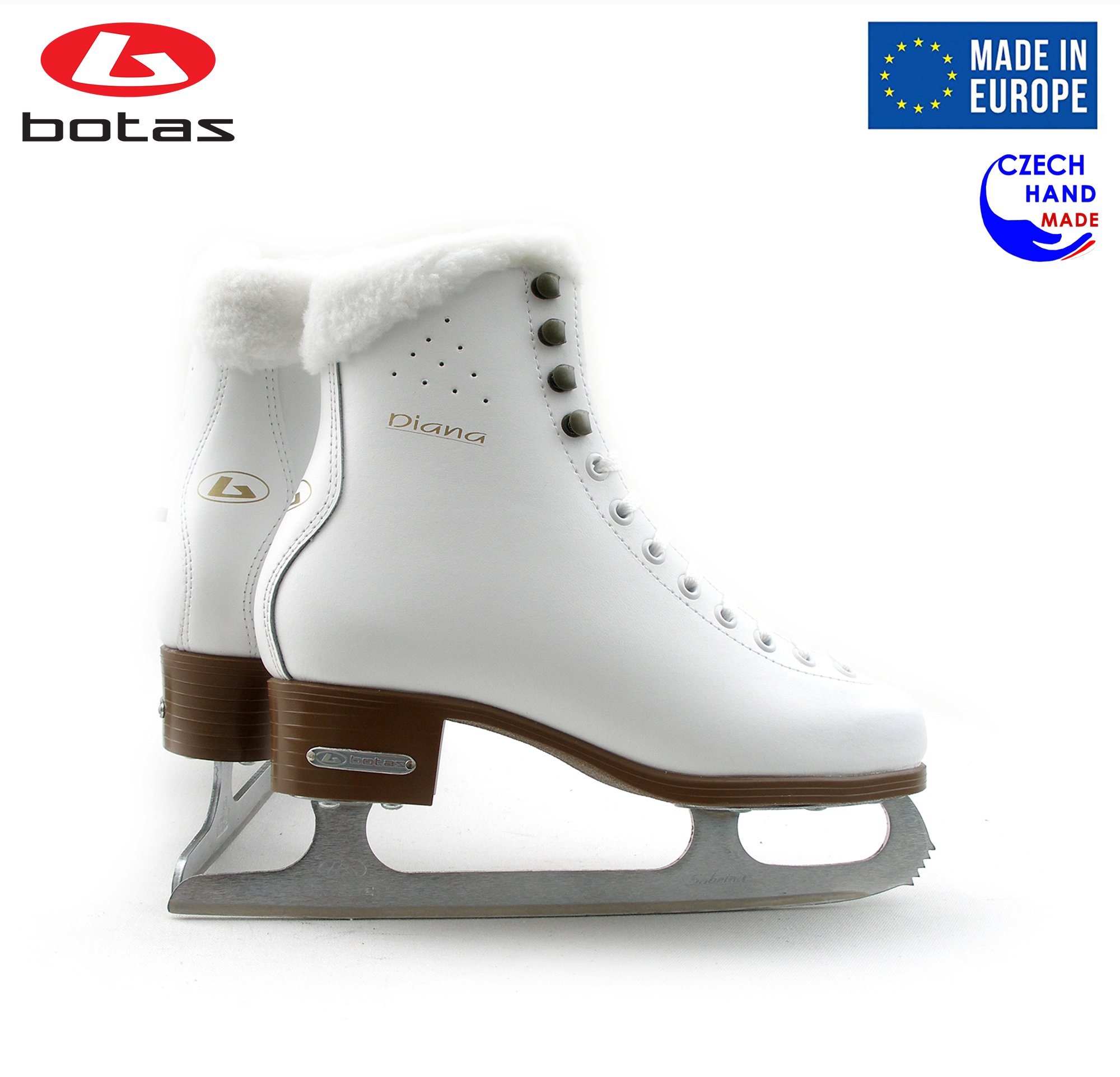 Premium Figure Ice Skates for Men, Women, Boys & Girls - Handcrafted in Czech Republic with Sabrina Blades | Professional & Recreational Skating, Ice Shows, Competitions & Training
