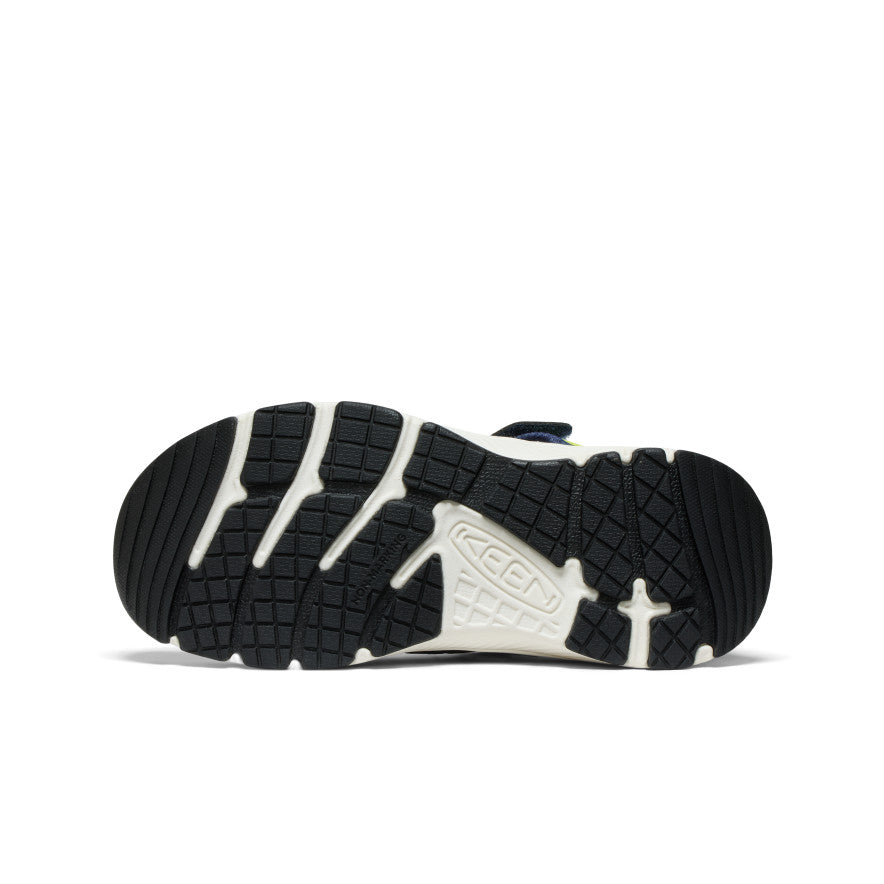 Motozoa Big Kids' Sandals - Navy Blue & Evening Primrose Color | Comfortable Water Shoes for Beach, Pool, and Outdoor Play