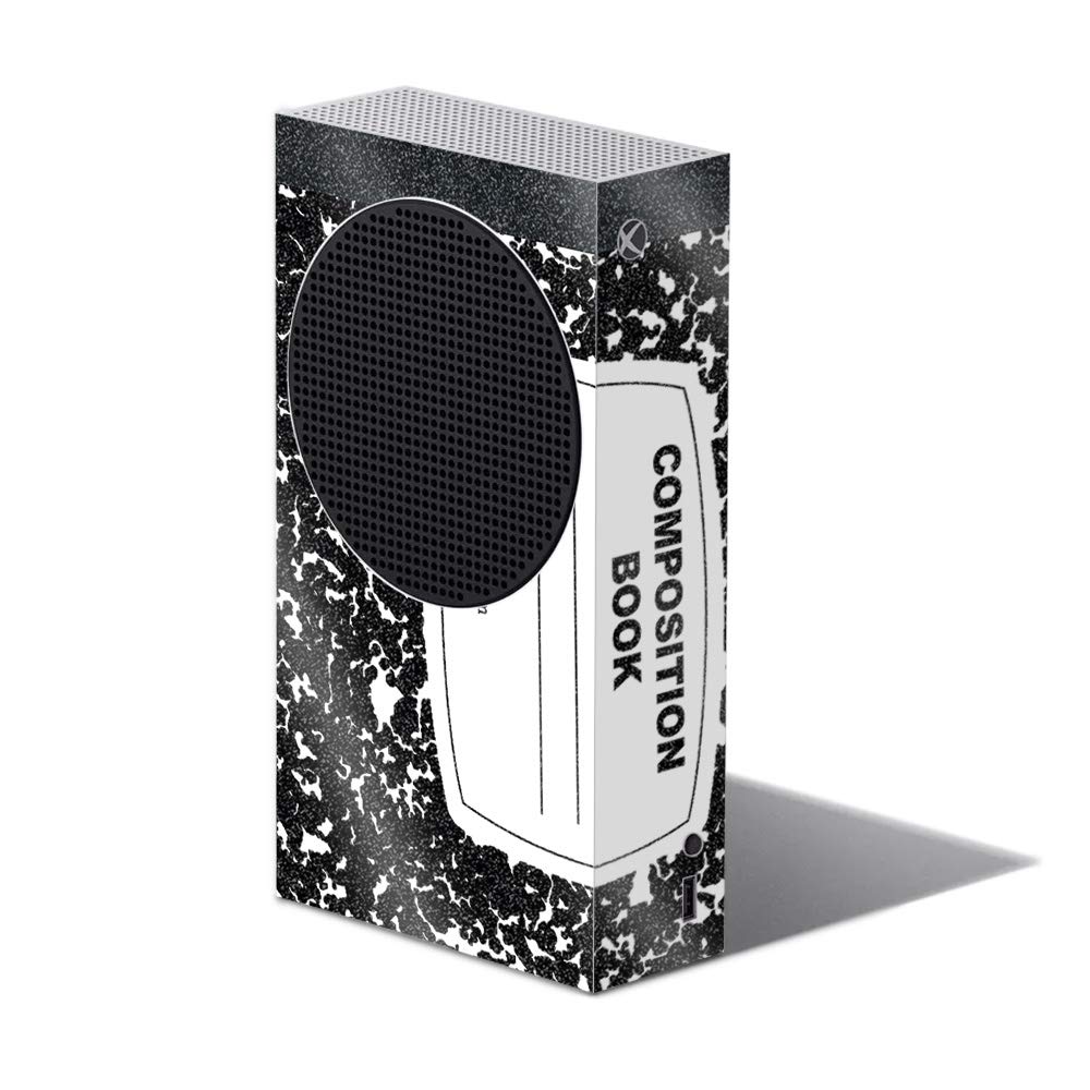 MightySkins Glossy Glitter Protective Skin Cover for Xbox Series S - Composition Book Design | Durable High-Gloss Finish | Easy to Apply & Remove | Made in USA | Perfect for Gaming, Customization & Style Protection