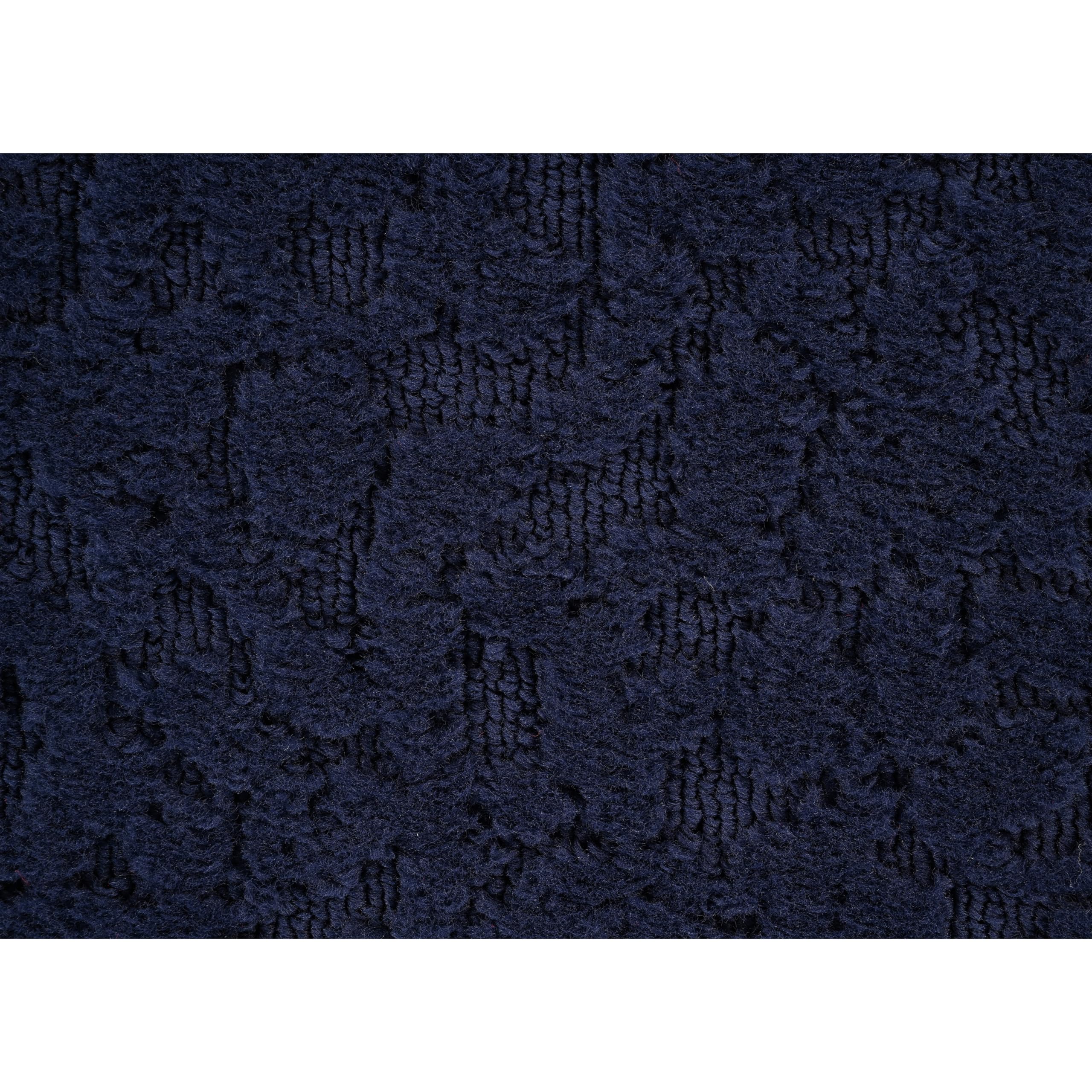 Garland Rug Ivy Area Rug 12x12 Feet Navy Blue - Perfect for Living Room, Bedroom & Home Decor