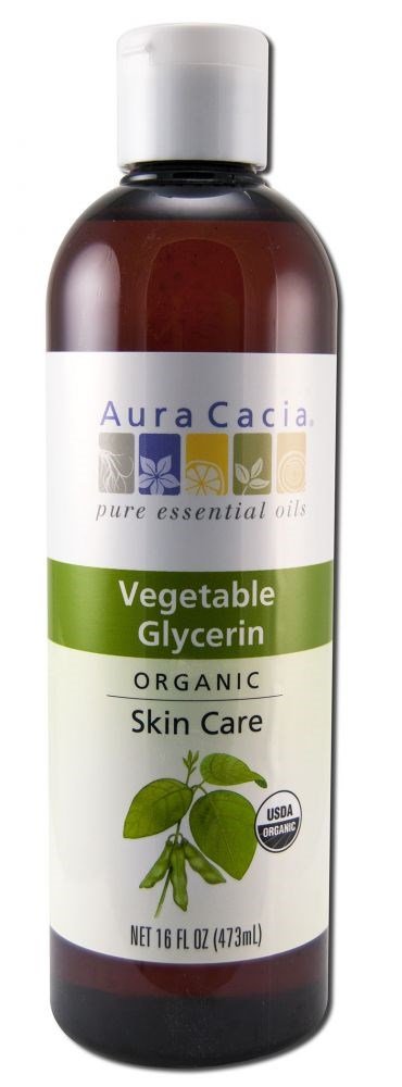 Organic Aura Cacia Skin Care Oil with Vegetable Glycerin - Hydrating & Nourishing for Face, Body & Hair - Perfect for Massage, Aromatherapy & Daily Moisturizing