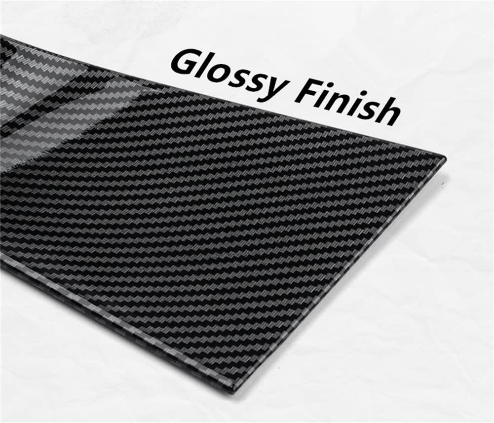 Carbon Fiber Gear Shift Panel Cover for Genesis G70 2019-2023 - 2PCS Interior Car Accessories, Gear Control Protector Sticker - Perfect for Customization & Interior Upgrade