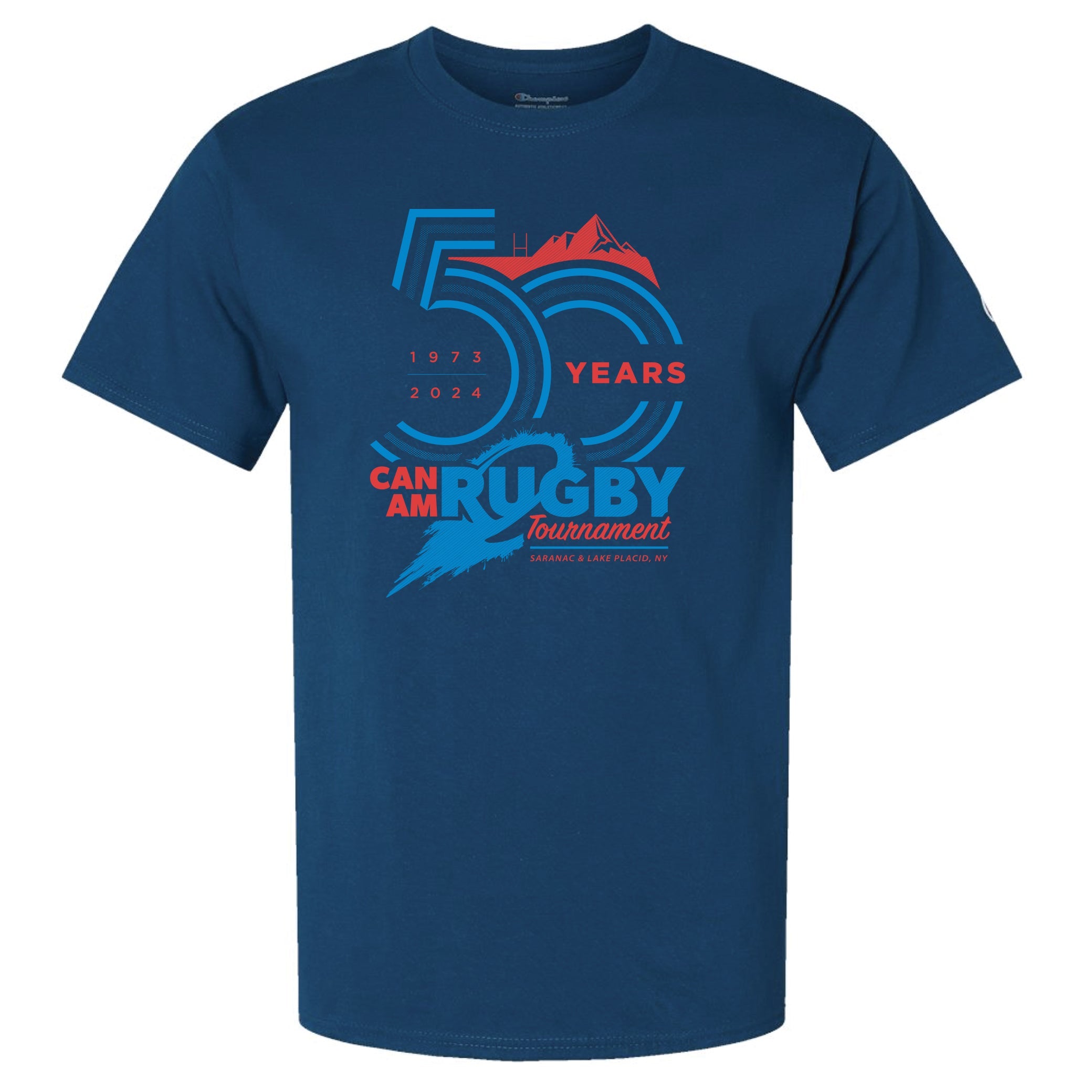 Can Am Rugby 2024 Champion® T-Shirt - Small Size | Men's Sports Apparel for Rugby Fans & Players | Perfect for Games, Training & Casual Wear