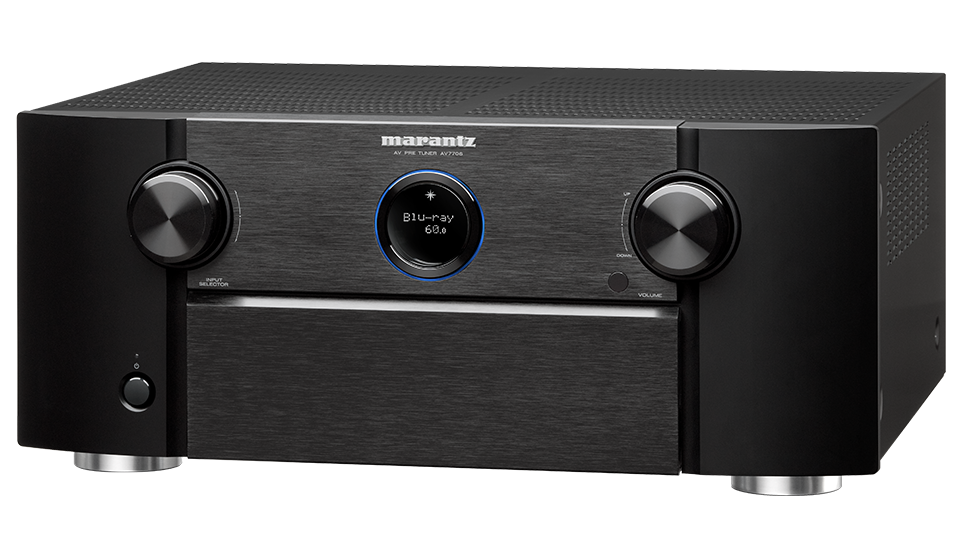 Marantz AV7706 11.2 Channel 8K Ultra HD AV Surround Sound Pre Amplifier - Home Theater System for Movies, Music & Gaming