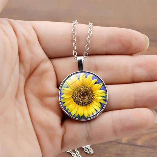 Modpide Yellow Sunflower Dangle Earrings for Women - Transparent Flower Drop Earrings | Boho Summer Jewelry for Beach, Wedding & Party Accessories