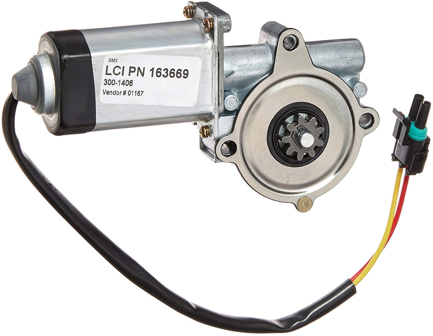 Lippert Components 301695 Electric Step Motor - Black | Replacement RV Step Motor for Smooth Operation | Perfect for RV, Camper, and Trailer Entry Steps