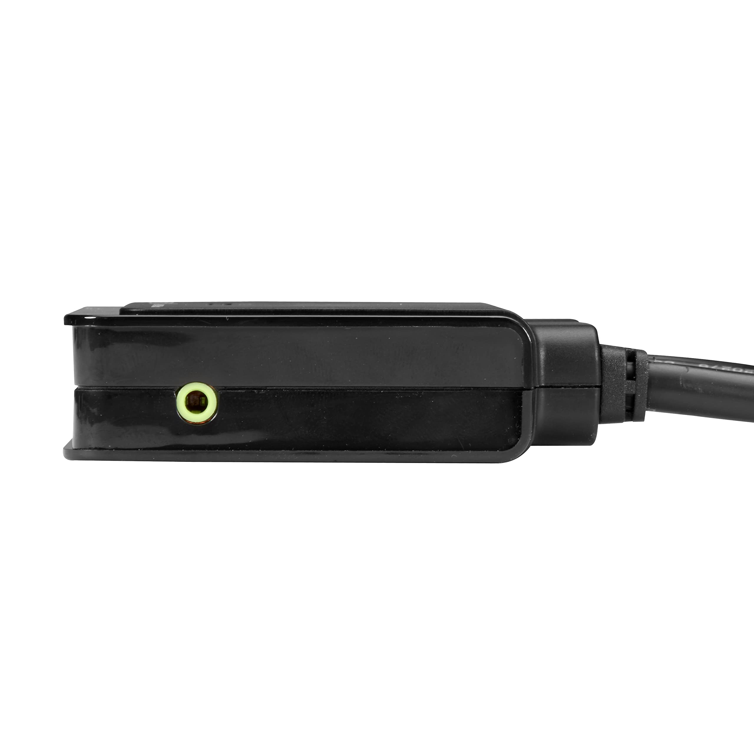 Black Box Network KV62-CBL 2-Port 4K60 DisplayPort Cable KVM Switch - Seamless Multi-Computer Control for Home Office & Gaming Setup